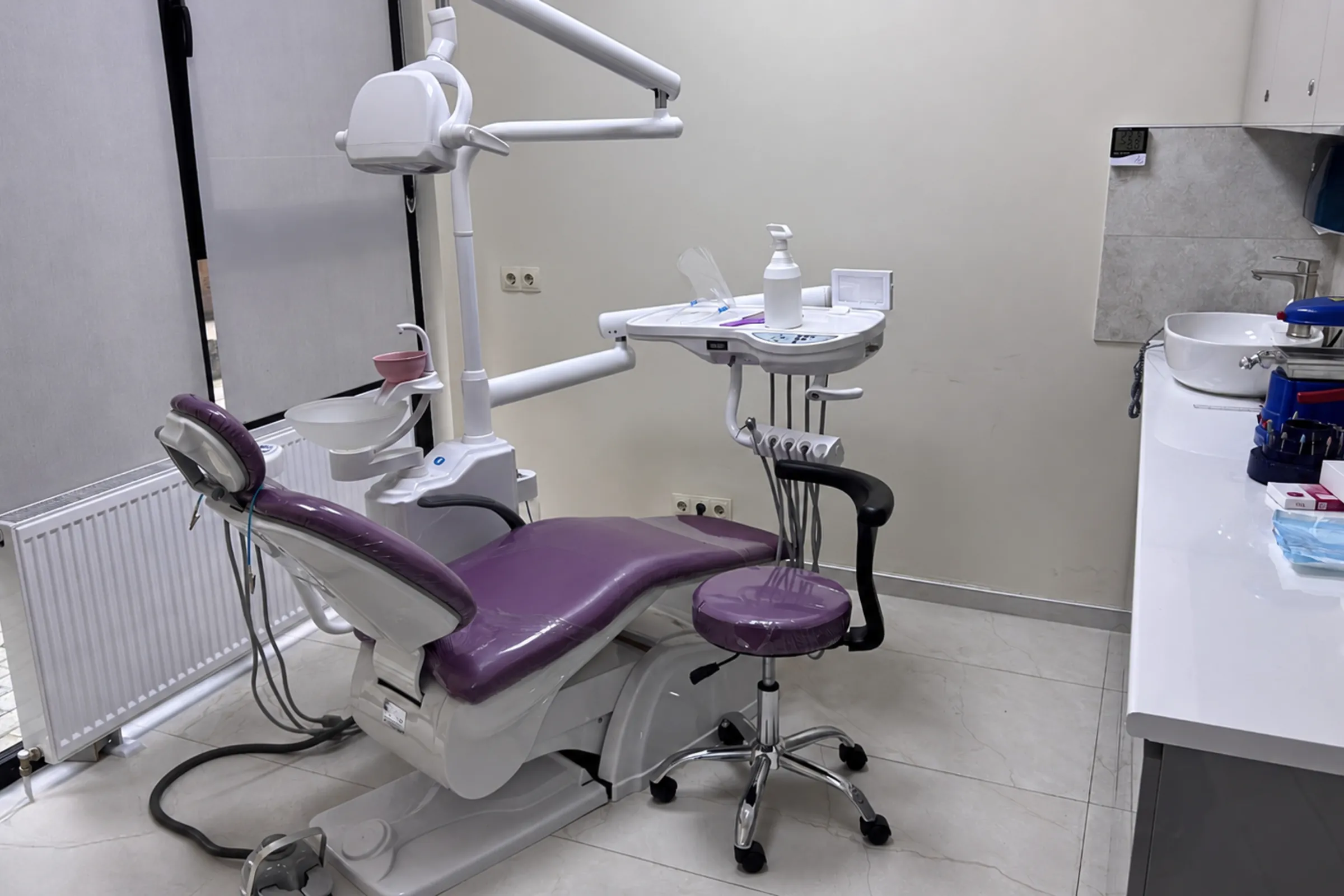 A treatment room at the clinic